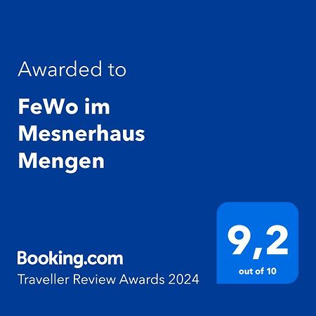Fewo Im Mesnerhaus Mengen Zewnętrze zdjęcie